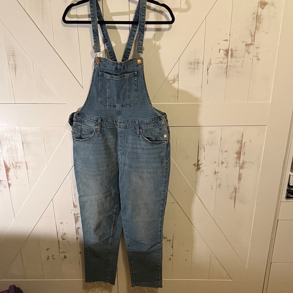 Universal Thread Denim Blue Overalls - image 1